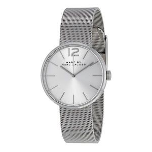 Marc by Marc Jacobs Silver Peggy Milanese Watch